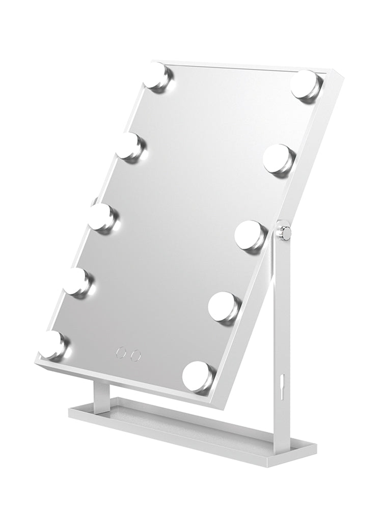 Hollywood mirror with lights for lady makeup 10X magnifying for detail Shenzhen Jiayao