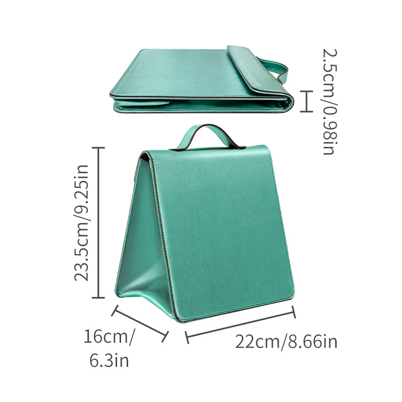 Custom Woman White Washable Vegan Leather Small Cosmetic Travel Bag Waterproof Pu Handbag Makeup Bag