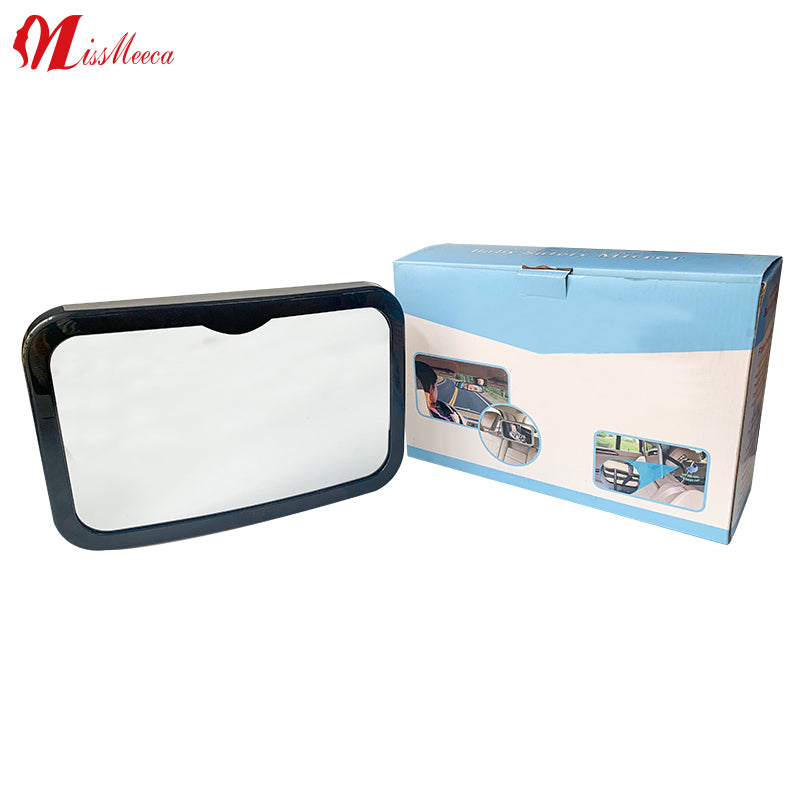 Car Seat Night Vision Universal Camera Adjustable Shades Rearview for Fixed Headrest Baby Saftey Mirror