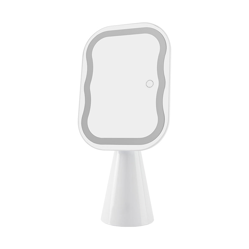 LED Smart Makeup Mirror with Lighted Desk Mirror, Multi-Functional Adjustable Table Mirror for Beauty, Table Top Vanity Mirror