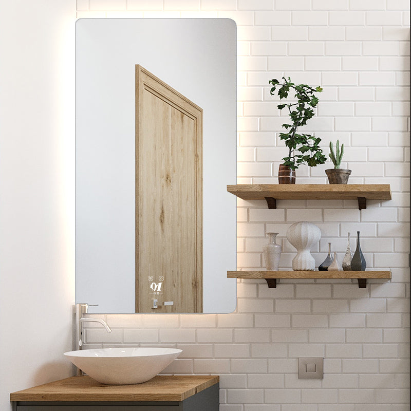 View larger image  Share Hot Sale Espelho Espejo Inteligente Espejos Con Luz Led Wall Full Magnifying Mirror Bathroom Mirror Bath Mirrors With Led Light