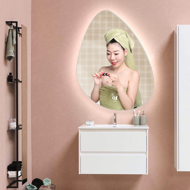 Hot Sale Espelho Espejo Inteligente Espejos Con Luz Led Gold Custom Round Mirror Bathroom Mirror Bath Mirrors With Led Light
