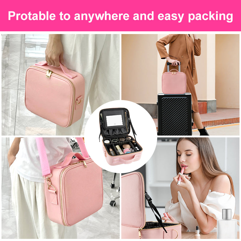 Multi-scene usage display of portable makeup bag