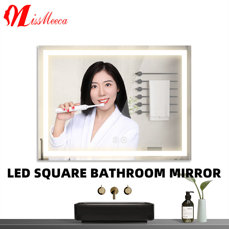 Factory Direct Supply LED Smart Frameless Touch Bathroom Mirror