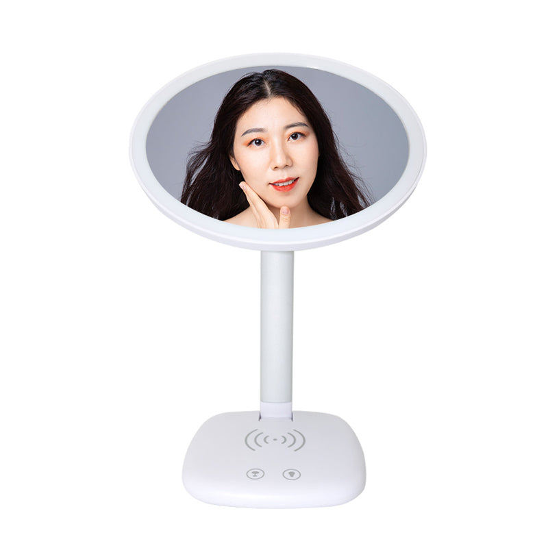 Wireless Charging 1500Mah 3 Color Lamp Makeup Led Vanity Smart Mirror