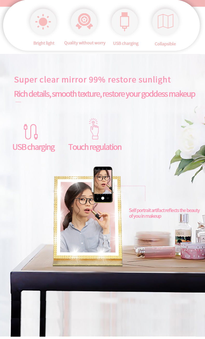 dressing mirror with lights