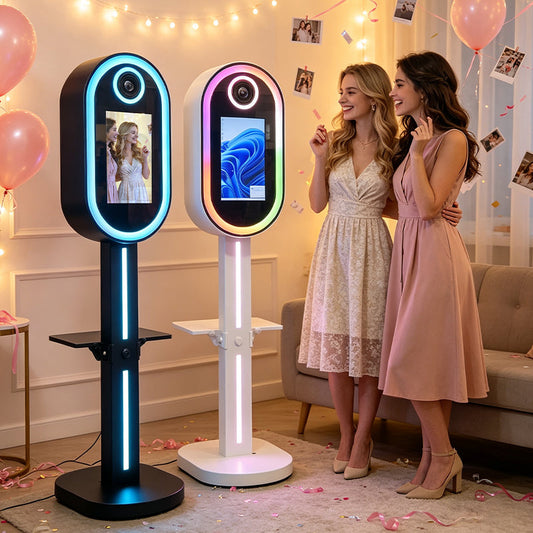 Touch Screen Mirror Photo Kiosk WSK-15.6: The Ultimate Selfie Station for Event Rental Businesses