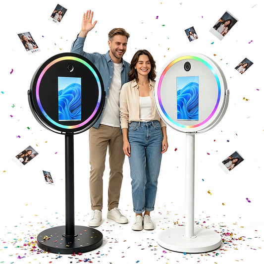 Round Magic Mirror Photo Booth: Why Compact All-in-One Selfie Kiosks Dominate Modern Event Experiences