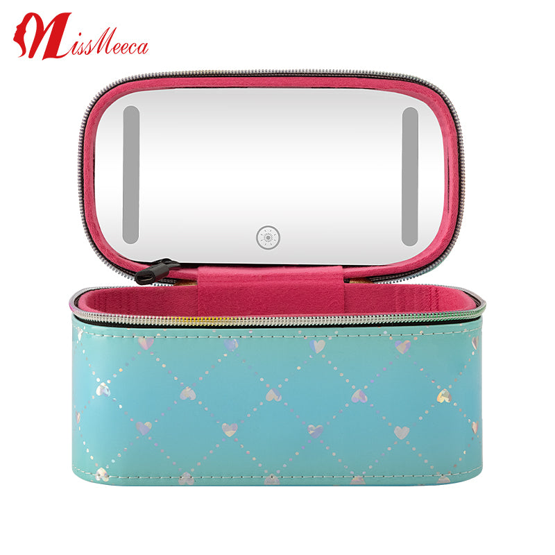 Designer Pocket Espejo Decorativo Espejo Con Luz Led Cosmetic Case