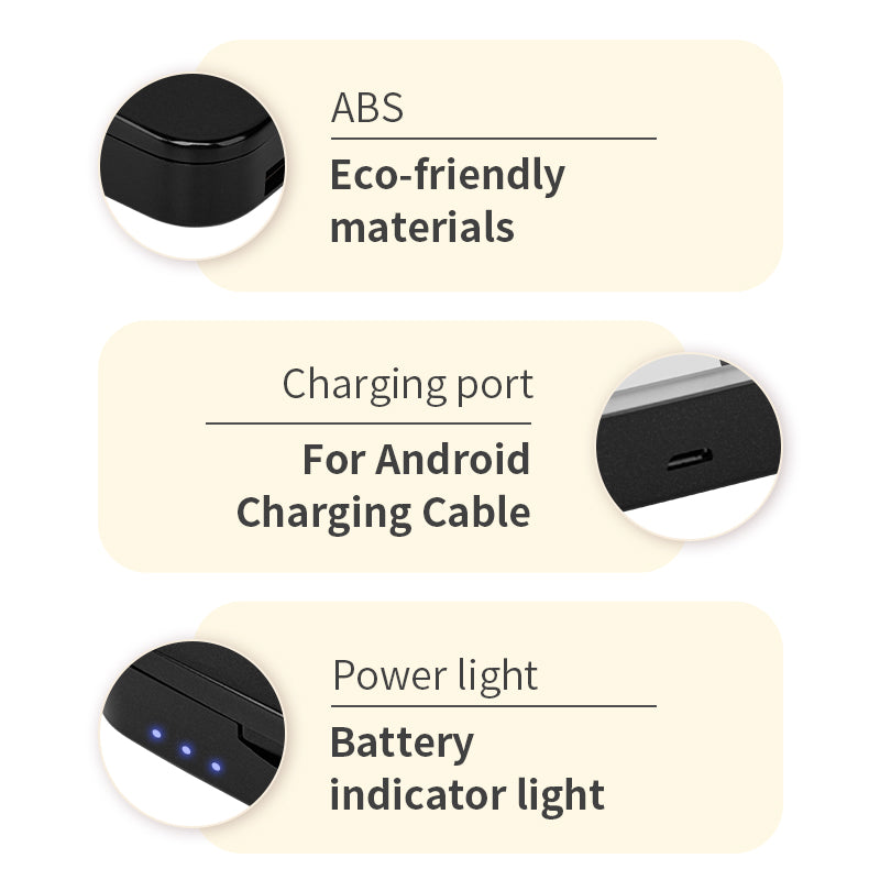 The LED Portable Lamp Mirror is a foldable double-sided pocket mirror with a built-in power bank