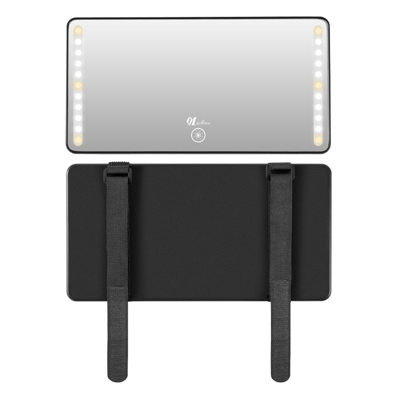 Vehicle-mounted LED Makeup Mirror with High Definition Light for Co-Driver's Visor