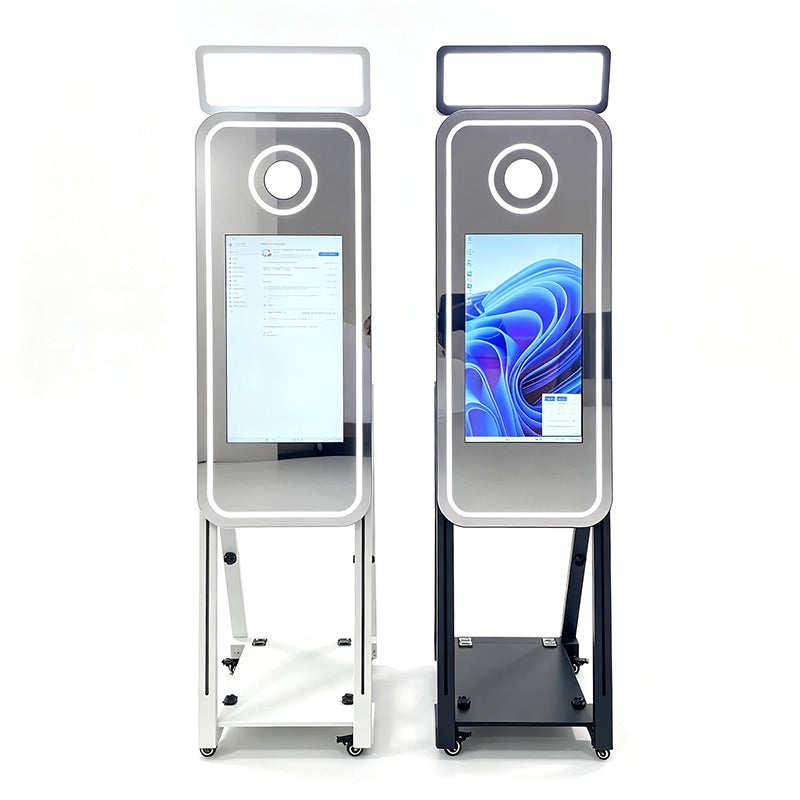 Magic Mirror Photo Booth | 21.5" Touch Screen RGB Light Selfie Kiosk