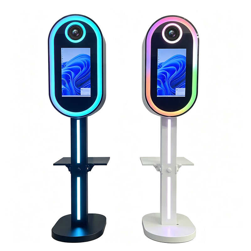 15.6" Magic Mirror Photo Booth WSK-15.6 | Touch Screen Selfie Photobooth i5 Mini PC Win11 with Flight Case for Wedding & Events