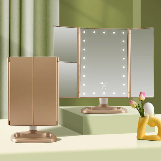 hollywood style mirror standing dressing mirror with lights tri fold