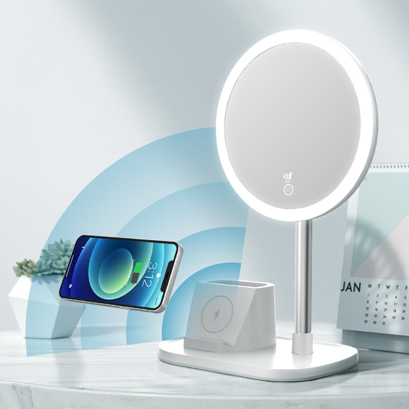 SK2122, Wireless Charger LED lamp mirror ,