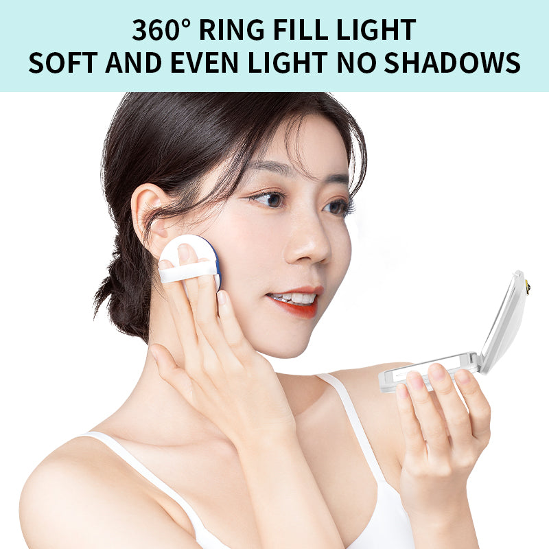 360-degree ring fill light - soft and even light - no shadows