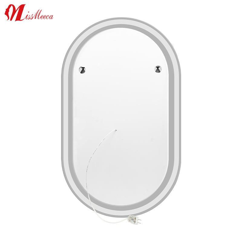 Modern smart bathroom mirror with light LED dressing mirror hotel wall mounted frameless mirror