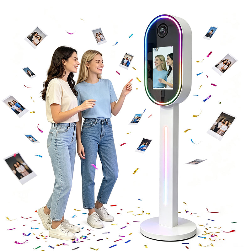 13.3" Magic Mirror Photo Booth WSK-13.3 DSLR Version | Touch Selfie Mirror Booth for Events | In Stock  Warehouse