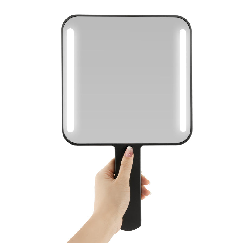 OEM/ODM 2024 New Arrival Handheld Makeup Mirror with Built-in Light