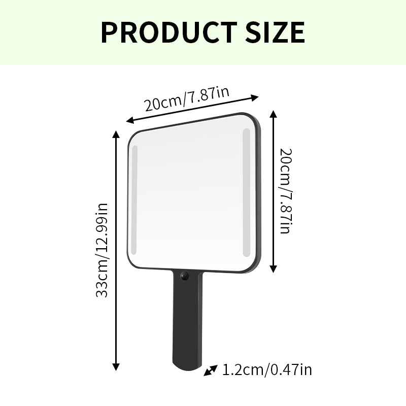 OEM/ODM 2024 New Arrival Handheld Makeup Mirror with Built-in Light