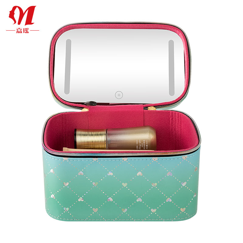 Designer Pocket Espejo Decorativo Espejo Con Luz Led Cosmetic Case
