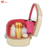 Travel Beauty Tool Smart LED Light Mirror Cosmetic Case Make up Bag For Girl
