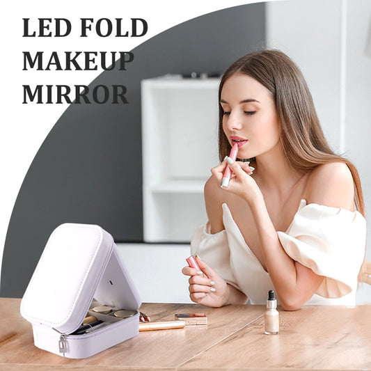 Best-selling New LED Folding Makeup Bag Mirror of 2024