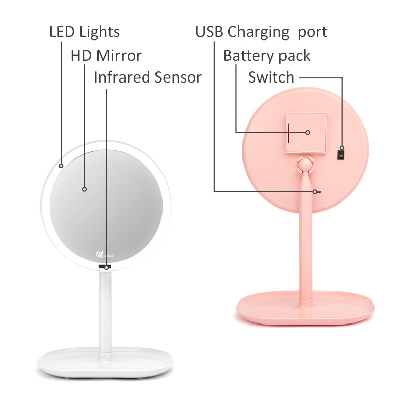 New Infrared Body Induction Switch Makeup Mirror Lamp