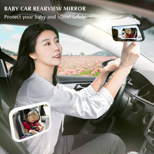 Baby Car Rearview Mirror For Monitoring Rear-Facing Infant In Back Seat