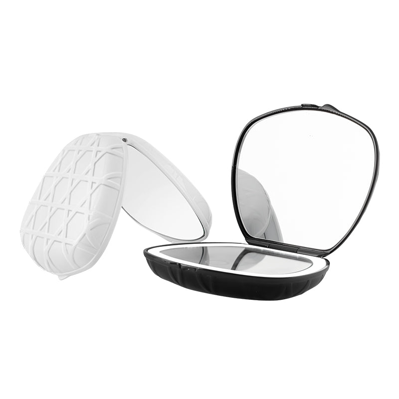 Shell Double Sided Vanity Mirror with LED Touch Dimming 