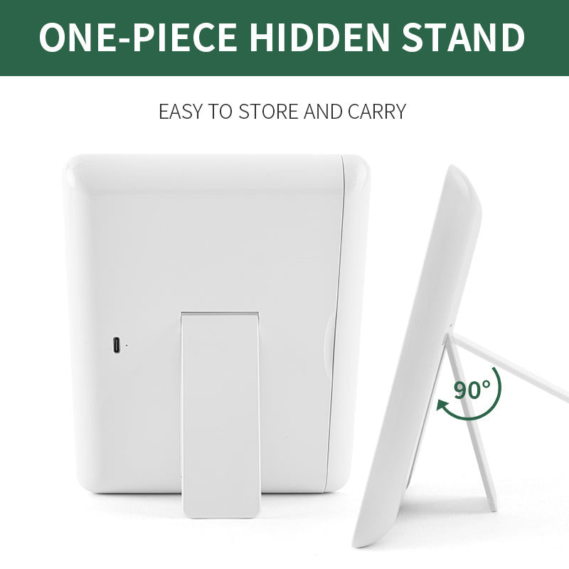 Extendable Mirror Back View with 90° Adjustable Hidden Stand