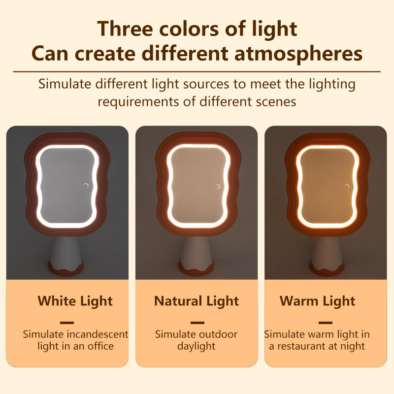 LED Makeup Mirror Three Light Colors, Simulating Different Scenes