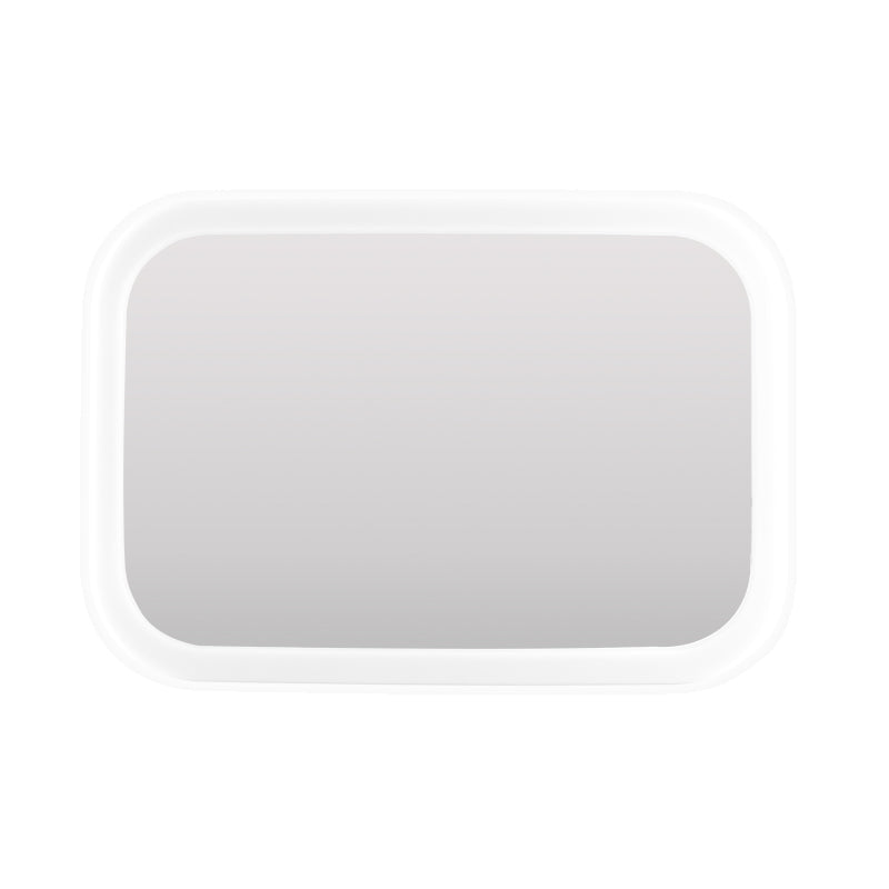Rectangular Baby Rear Facing Mirror With Light Front Angle