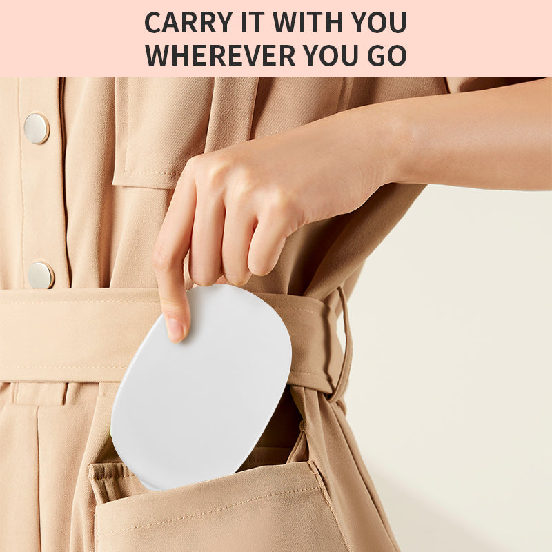 Folding Makeup Mirror Portable Scene, Easily Fits in Pocket for On-the-Go Touch-ups