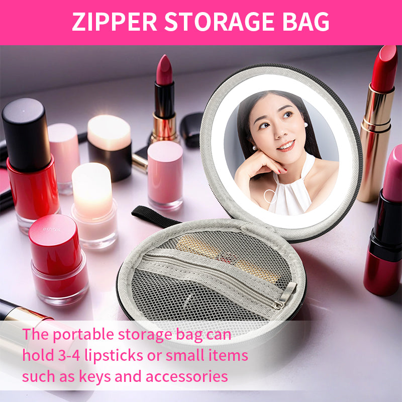 portable storage pouch-fits keys and lipsticks-compact organizer