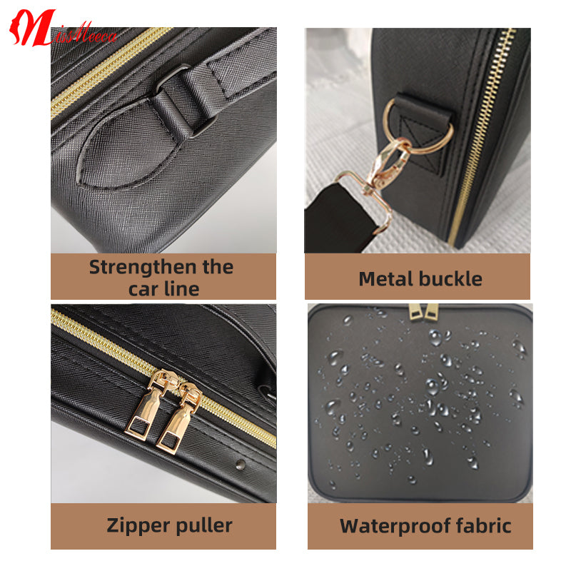 Waterproof Portable Travel Cosmetic Bags cosmetic makeup bags With Led Makeup Mirror