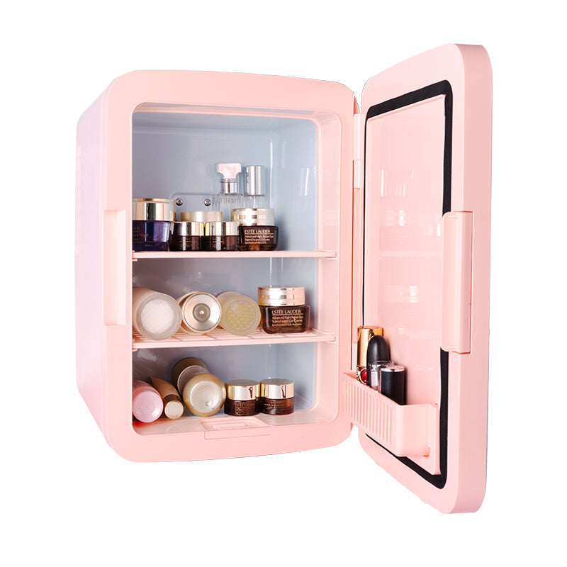 Customized Cosmetic Storage Refrigerator, Thermoelectric Cooler, LED Makeup Mirror