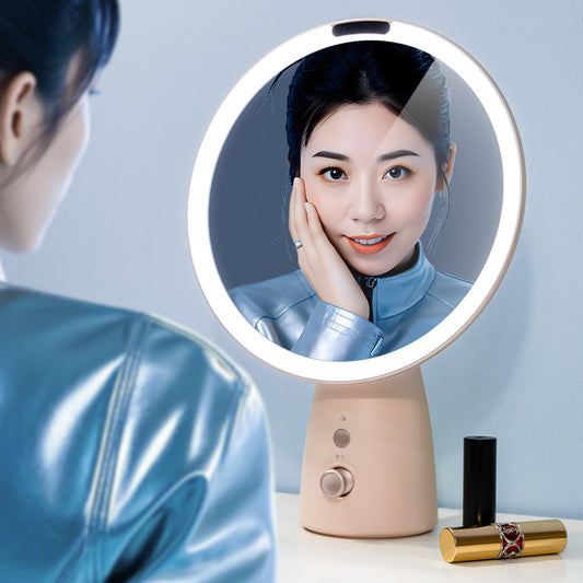 Smart LED makeup mirror with adjustable lighting