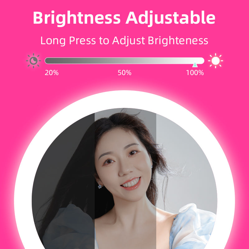 dimmable LED mirror-long press brightness adjustment-three presets
