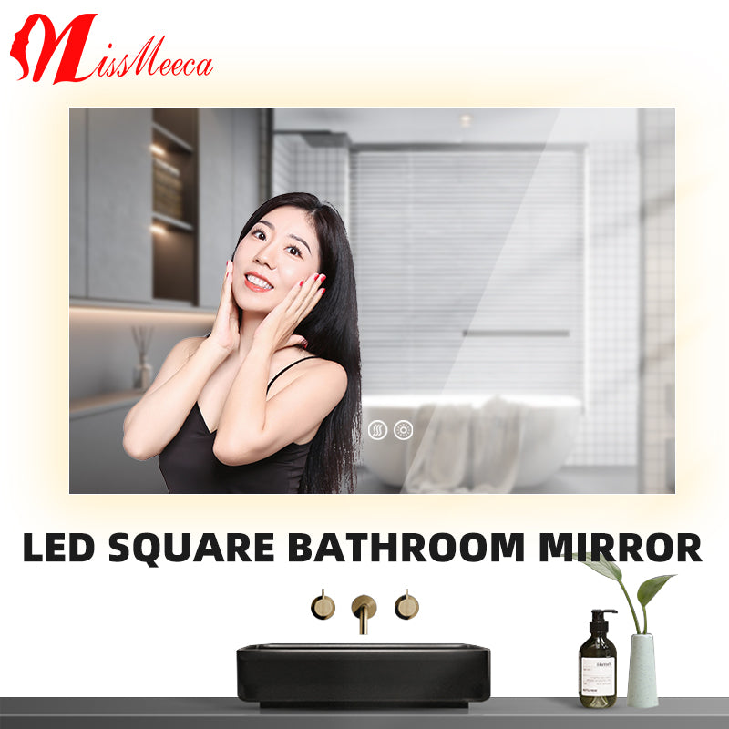Wholesales LED Backlit Bathroom Mirror bathroom cabinet bathroom vanity led light smart mirror with makeup