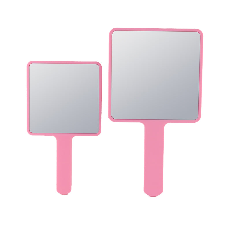 Handheld make up mirror with high definition glass handle mirror