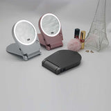 Travel makeup mirror 5x magnifiying diy vanity mirror with lights compact
