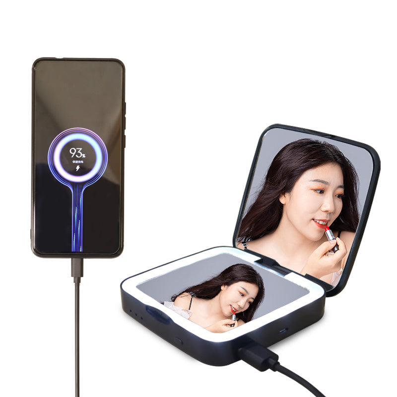 Usb1500Mah Lighted 5X Magnifying Magnify Smart Mirror