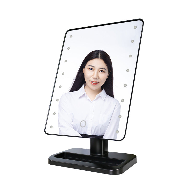 Standing mirror with storagee Stock Sensor Switch  Light LED Mirror