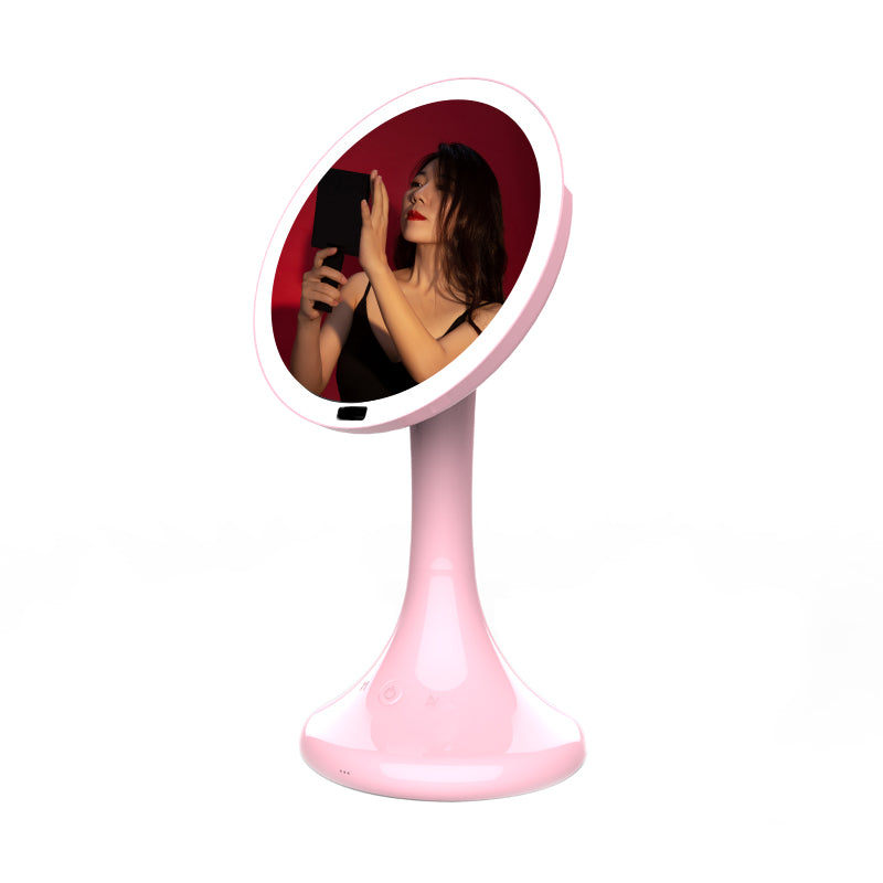Music Speaker Makeup Mirror With 29 pcs Lights X Ray Sensor Round Mirror