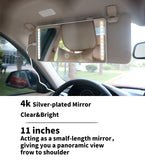 black vanity mirror with lights for makeup in car